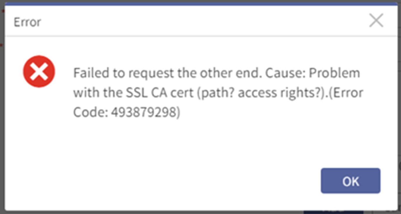 Что такое problem with the ssl ca cert path access rights